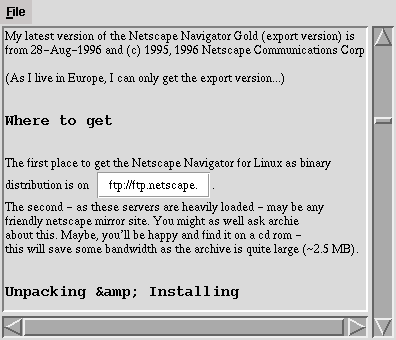 SGML Howto reader