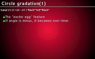 Exemple de d�grad�